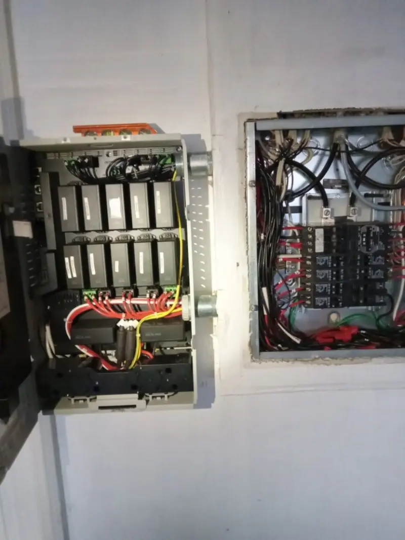 Electrical panel upgrade completed for Ring Doorbell Installation in Barrington Hills